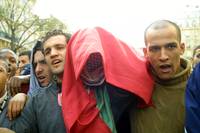 Manifestation de soutien au peuple palestinien, Paris, 06 04 2002, Ph. Moctar KANE.